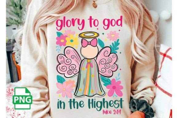 Glory to God in the Highest PNG, Jesus T-Shirt Designs