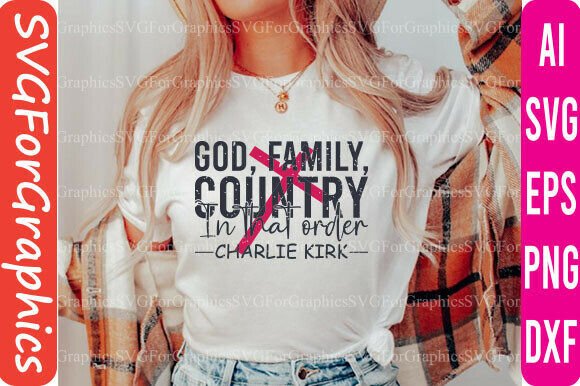 God Family Country SVG, Jesus SVG T-Shirt Designs
