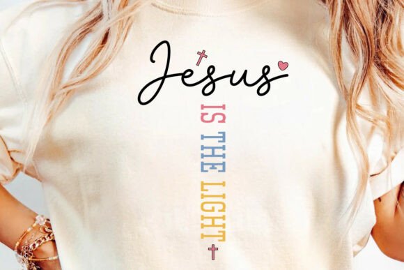 Jesus Is the Light Shirt SVG, Bible Verse — T-Shirt Designs