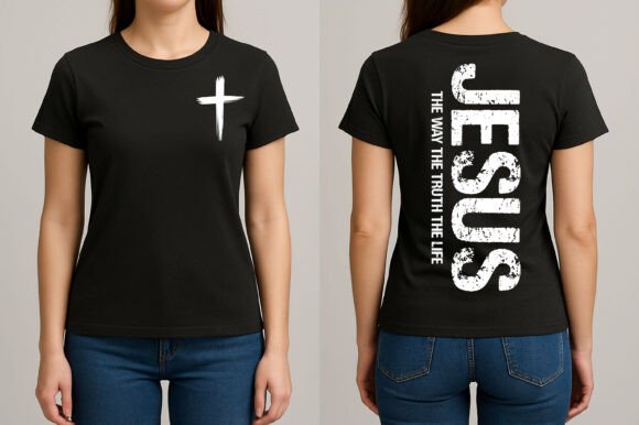 Jesus SVG: Religious SVG for T-Shirt Designs