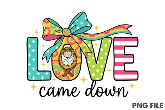 Preppy Christian Christmas PNG for T-Shirt Designs
