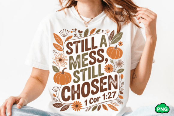 Still a Mess PNG, God Fall Christian PNG — T-Shirt Designs